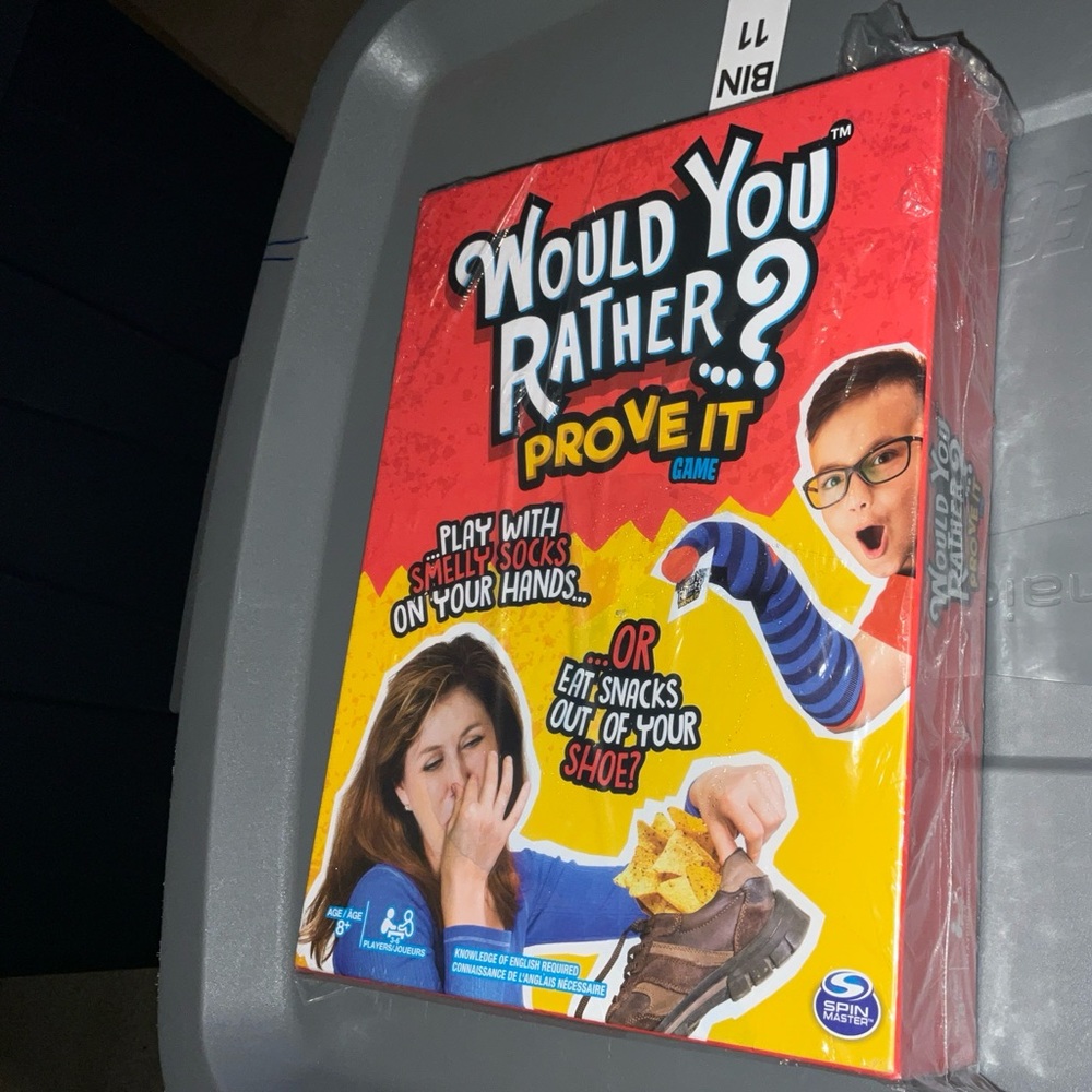 Would You Rather? Prove It Game By Spin Master Ages 8+ New Sealed 3-6 Players